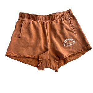 Pacific Sunwear Women's Rust Athletic Shorts